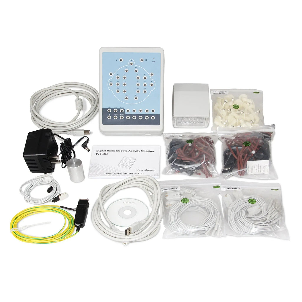 CE CONTEC KT88-1016 16 channel digital electroencephalogram and brain mapping system on a table