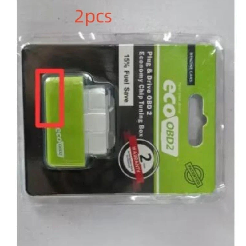 ECO OBD2 Driver Chip Tuning Box for gasoline cars, reduces fuel consumption by up to 15%