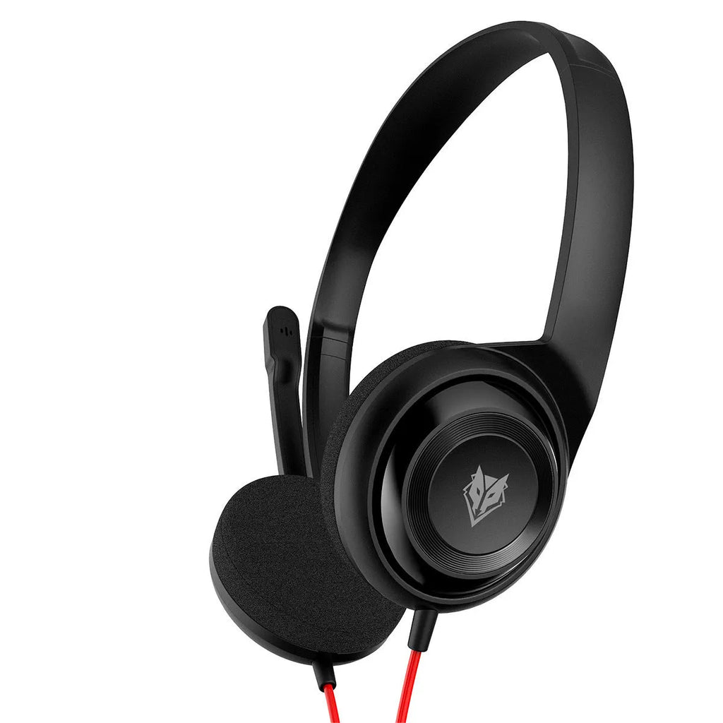 NUBWO HW02 bilateral wired headset with mesh fabric earmuffs and TYPE-C plug