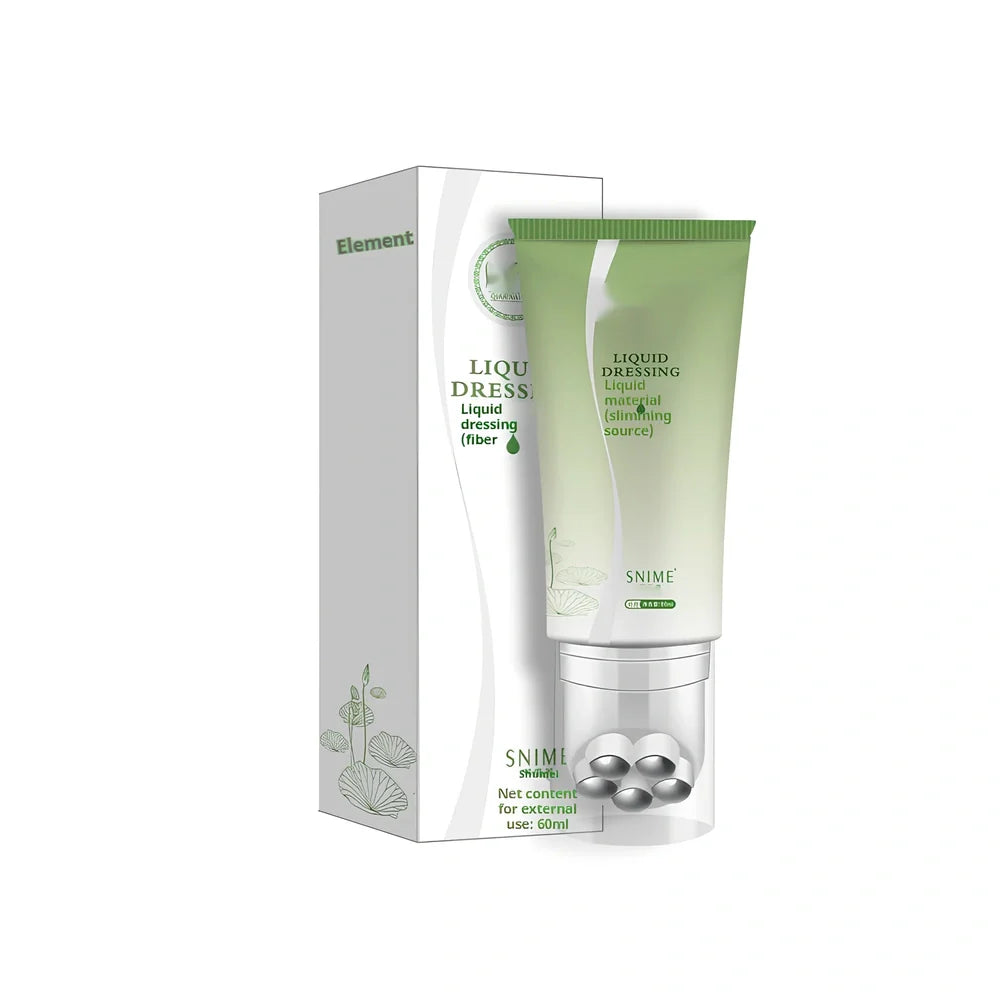 Green tinted Beauty Slimming Body Lotion tube, 200ml for firming and moisturising skin care