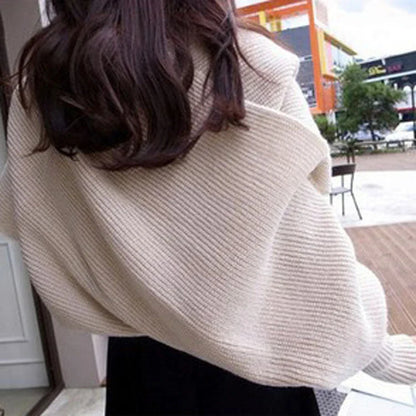 Cozy cashmere scarf sweater in a variety of colors, providing warmth and style for women