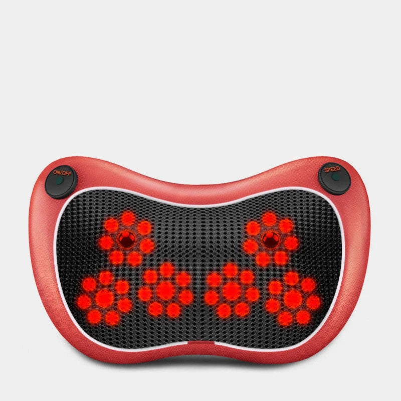 Massager Pillow with multiple head options for customised muscle relief