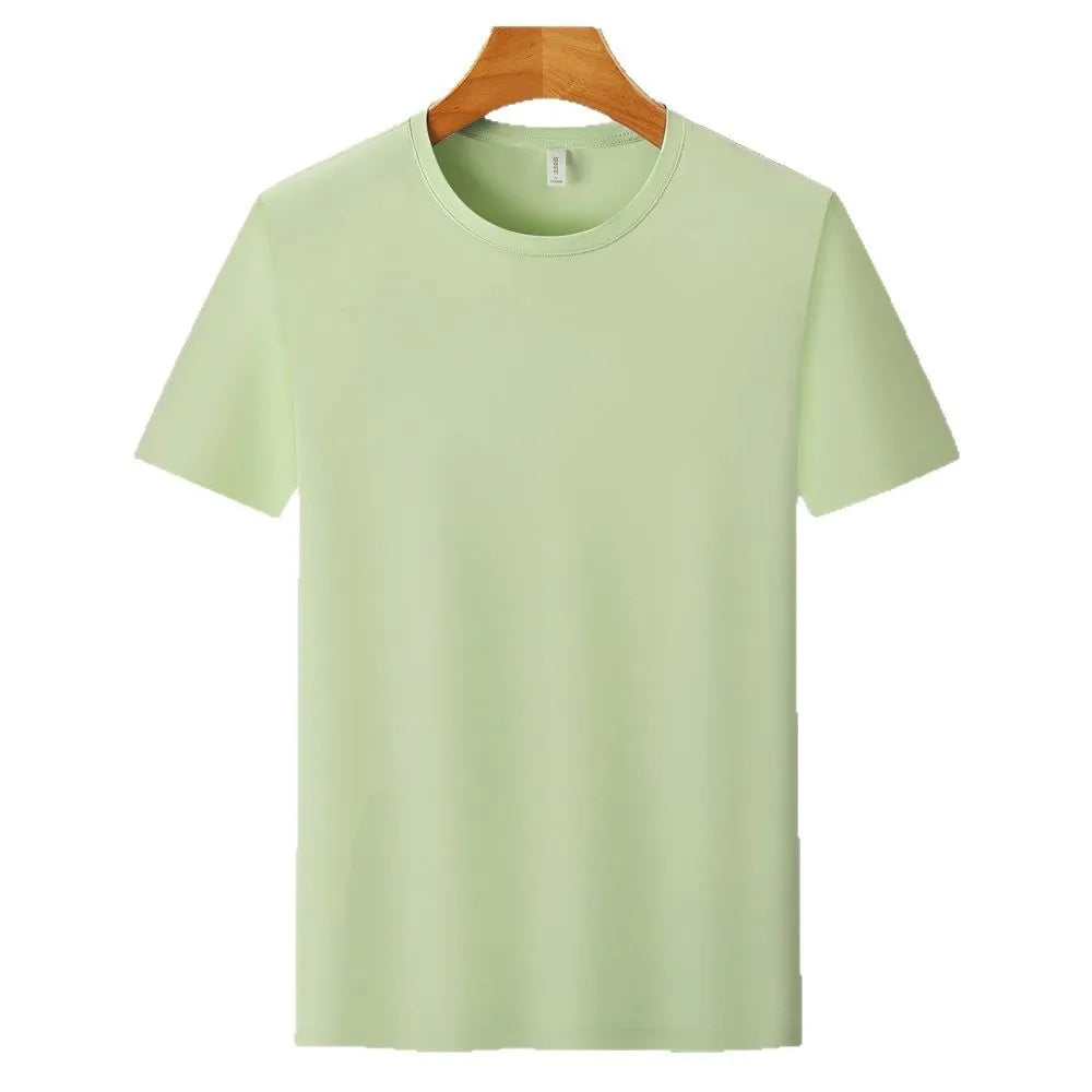 Ice silk quick-drying t-shirt in slim fit with antibacterial and UV protection features