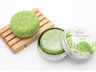 Natural Plant Shampoo Bar with essential oils for nourishing hair care