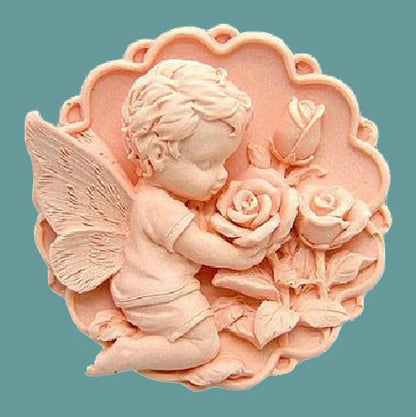 ROSEANGEL customisable silicone soap mould for handmade perfumed soap production