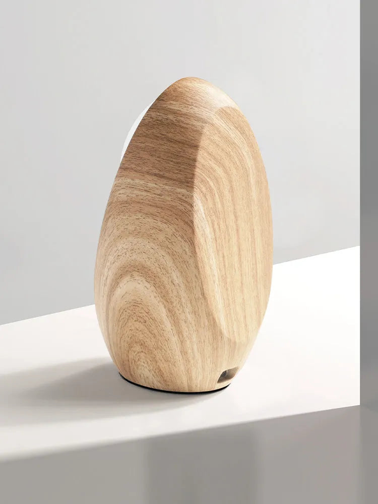 Creative MagSafe magnetic phone holder wireless charger in walnut resin finish on desk
