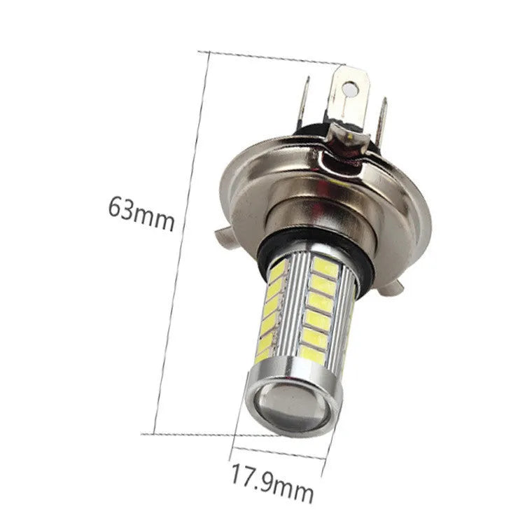 Universal motorcycle LED fog light white 700LM 63x18mm aluminium housing