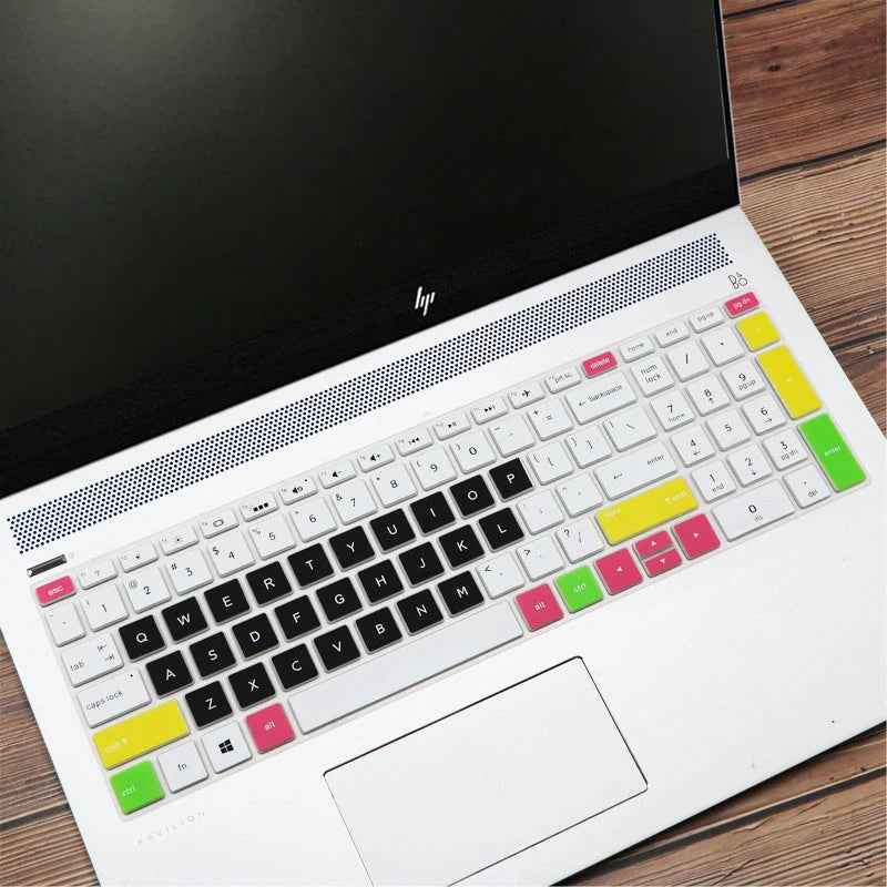 15.6-inch silicone keyboard film for HP Light and Shadow Wizard 4th Generation laptop in various colours