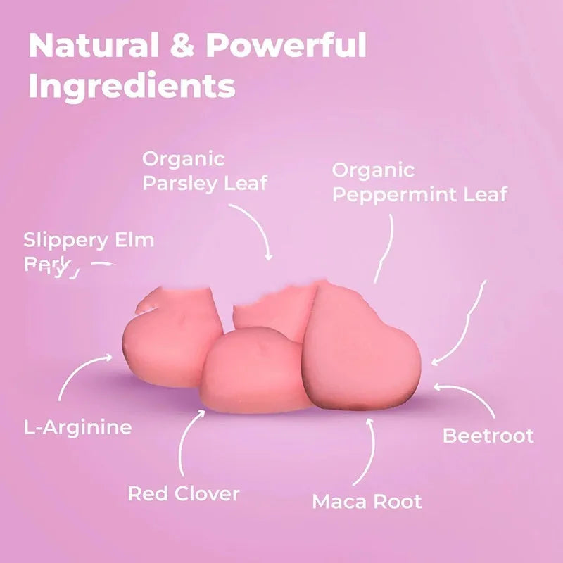 60 edible pheromone gummies for household insect control in gelatine candy format