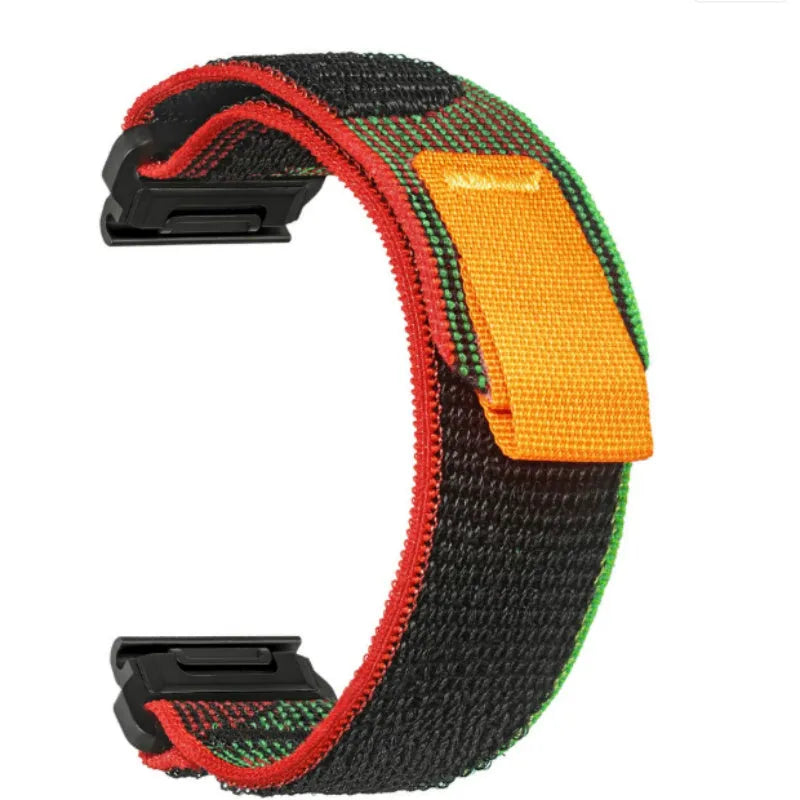 Quick release nylon mountain loop wrist strap sports style 23.5cm in blue black colour