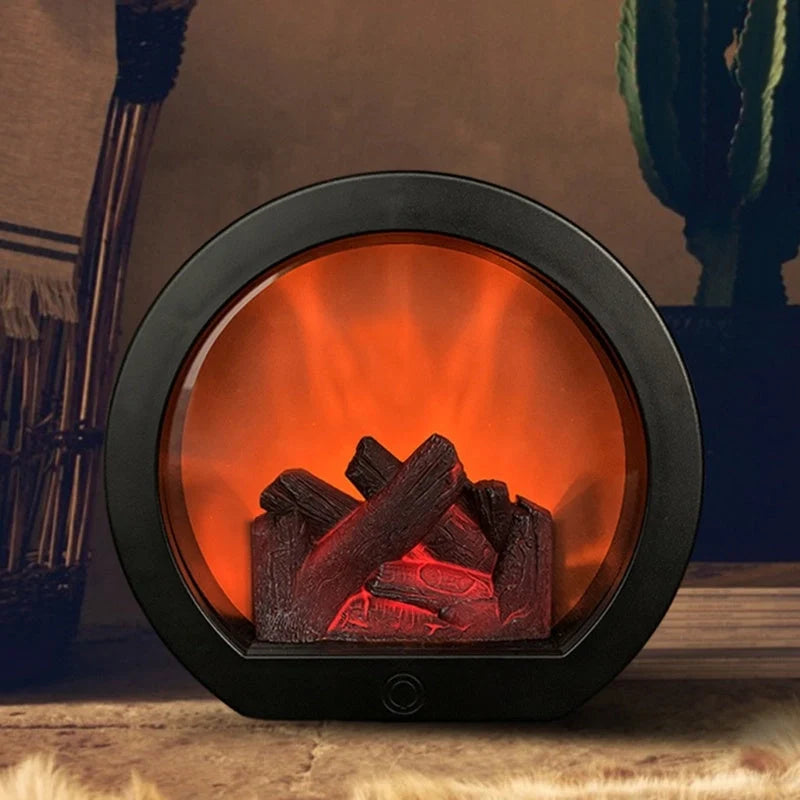 Dynamic Vision 3D Flame Touch Fireplace Lantern with realistic flame effect