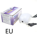 White aquarium silent oxygen pump 2.5W 1.8L/min with EU plug for fish tank aeration