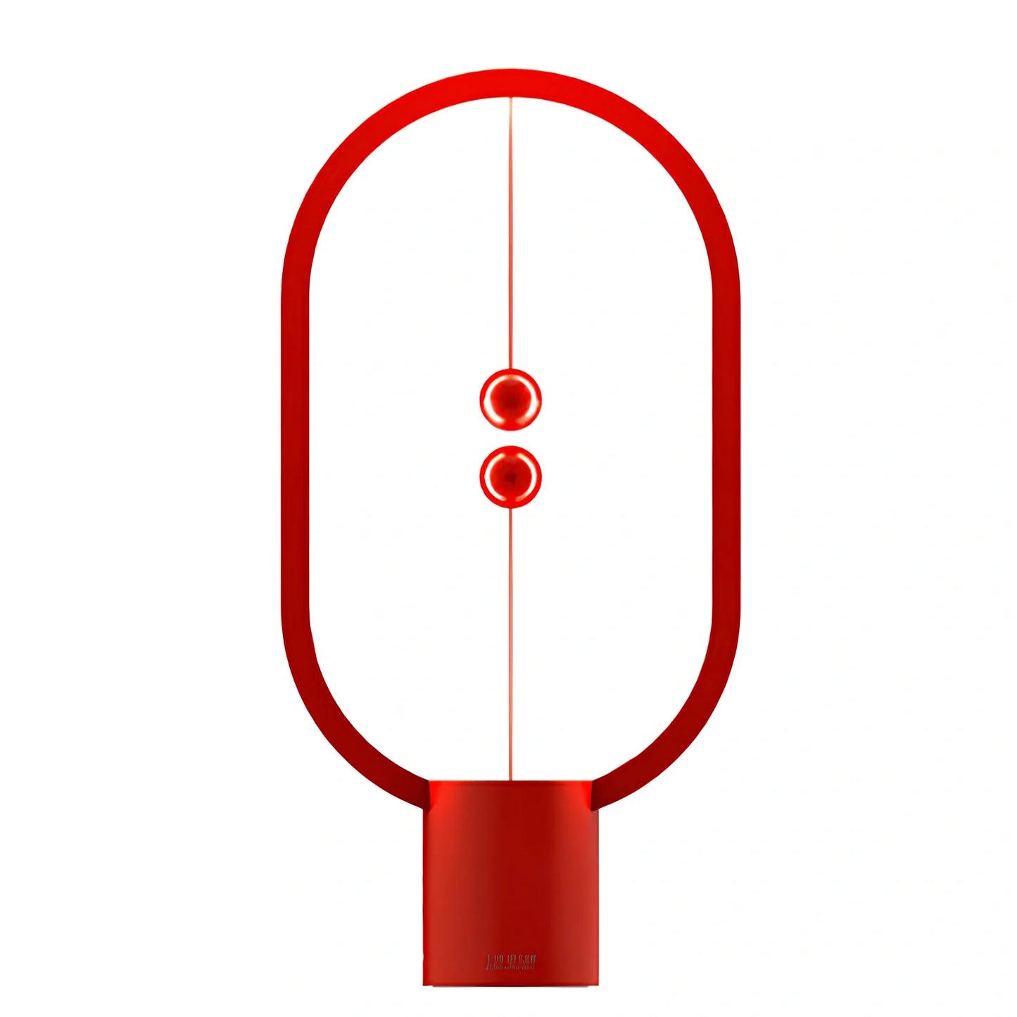 Magnetic bedside night light with ball activation system and adjustable brightness settings