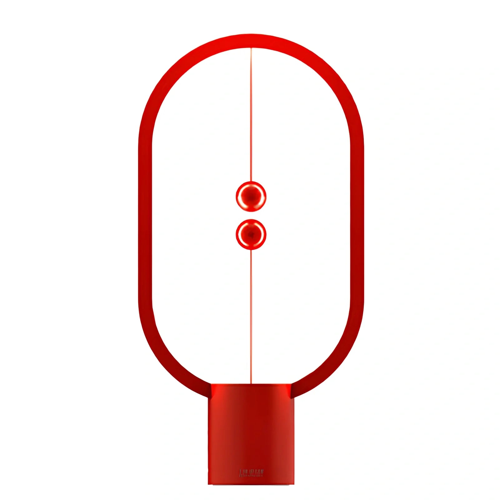 Magnetic bedside night light with ball activation system and adjustable brightness settings