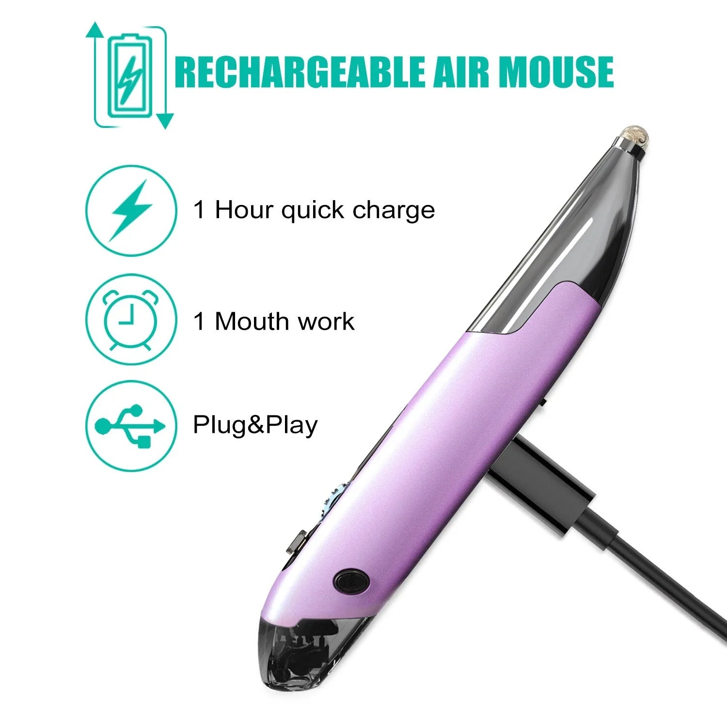 Personalized Creative Vertical Pen Mouse in various colors with adjustable DPI settings