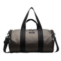 Oxford cloth waterproof sports handbag in black, dark gold or dark grey colours