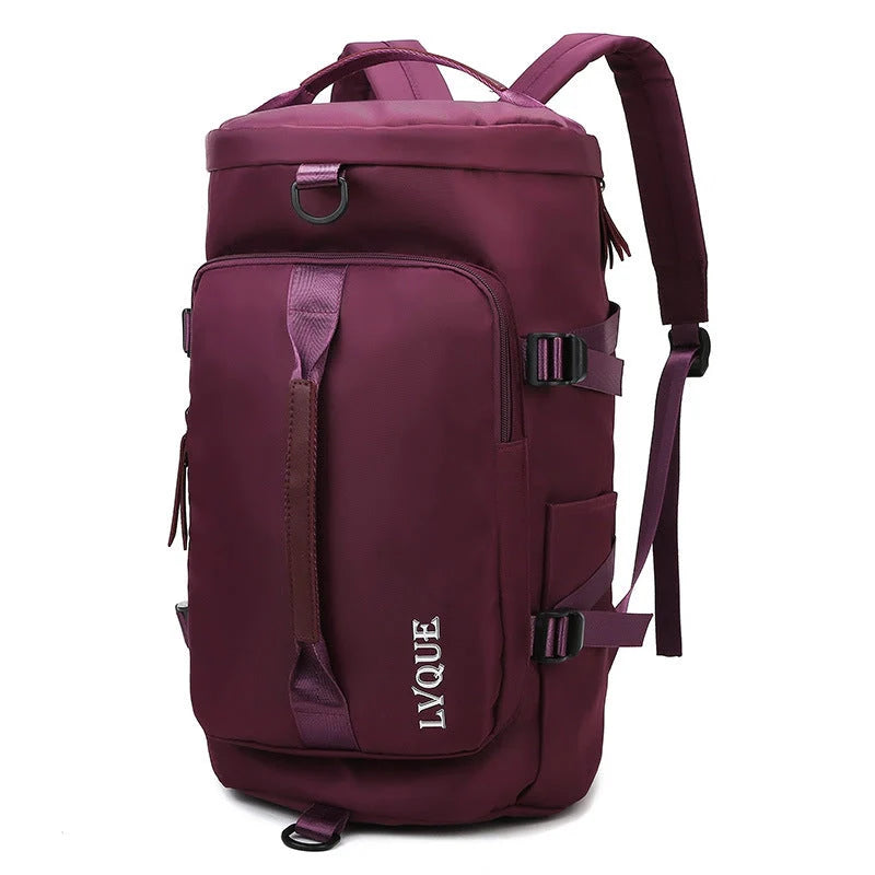Versatile waterproof gym backpack with shoe compartment and theft-proof lock in various colours