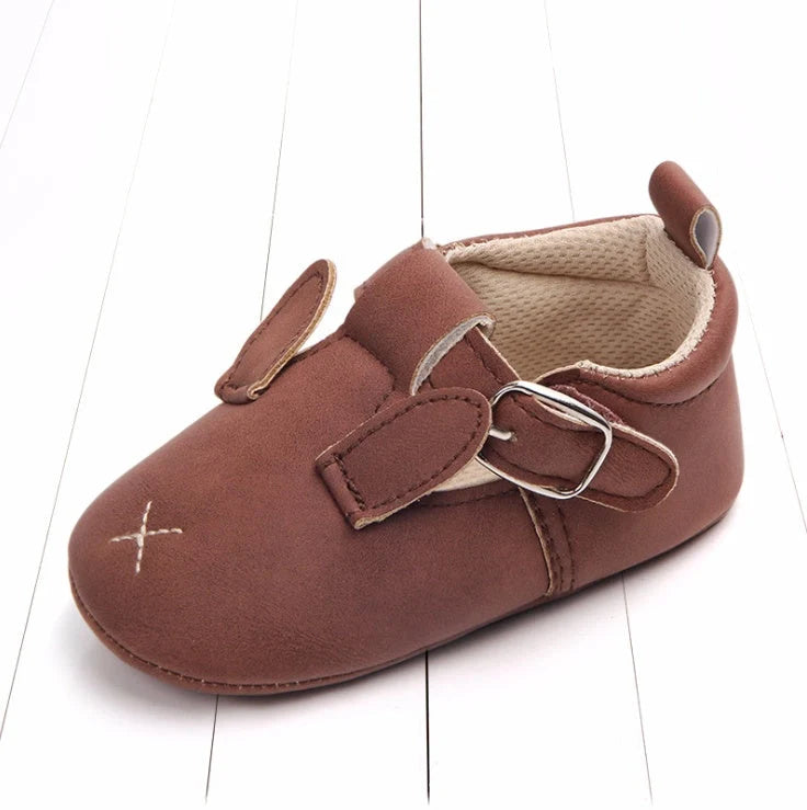 Cartoon animal baby shoes with non-slip soft bottom for spring and autumn wear