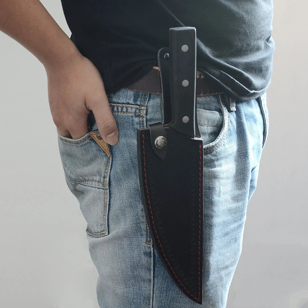 8-inch forging butcher's bone picking knife for precise culinary tasks