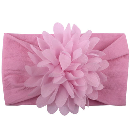 Handmade chiffon flower headband for babies in various colours