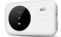 White mini 4G wireless router with dual-band Wi-Fi and VPN firewall support