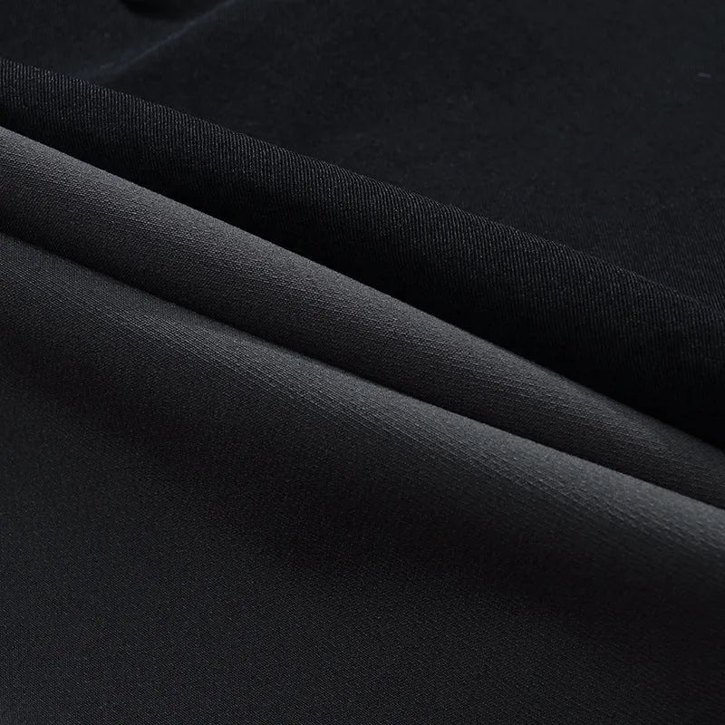 Men's outdoor stretch charging pants in Dark Gray, windproof and waterproof nylon fabric
