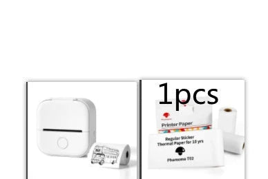 Portable Mini Thermal Label Printer with Bluetooth connectivity in various colours