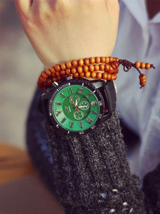 Classic Super Luminous Oversized Dial Quartz Watch for Men and Women