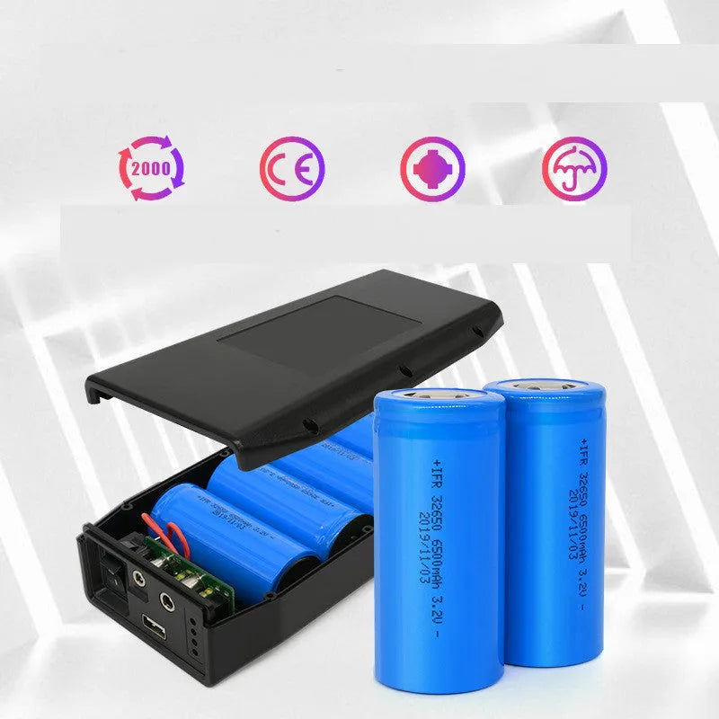 LF4100 lithium iron phosphate battery with 12V 9V 5V outputs and charger