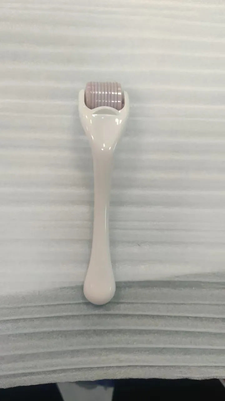 540 needle microneedle derma roller with colour wheel on black handle, showing 0.25mm specification.