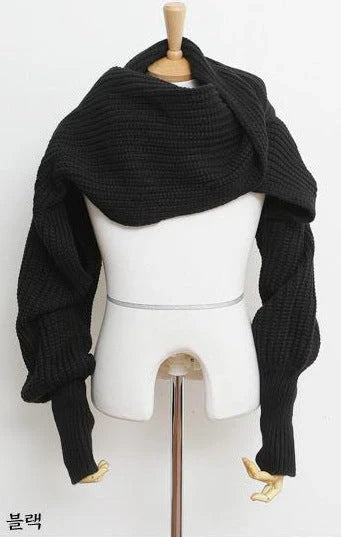 Cozy cashmere scarf sweater in a variety of colors, providing warmth and style for women