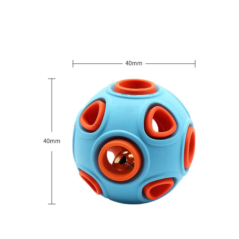 Luminous Sounding Dog Toy Ball in various colours, featuring light and sound for interactive play