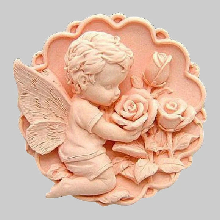 ROSEANGEL customisable silicone soap mould for handmade perfumed soap production