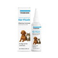 100ml bottle of dog and cat ear cleaner for gentle earwax removal.