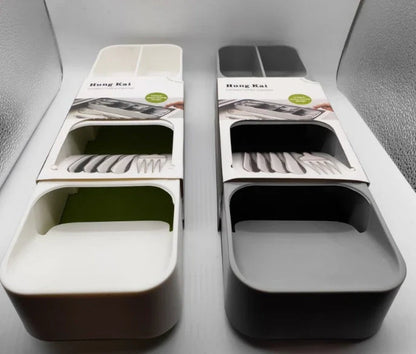Drawer Storage Box with separate compartments for efficient kitchen organisation