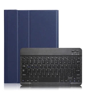10.2 inch iPad smart case with removable Bluetooth keyboard in various colors