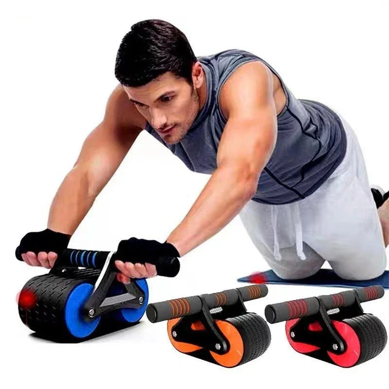 Premium Dual Wheel Ab Roller for Ultimate Core Workout at Home or Gym