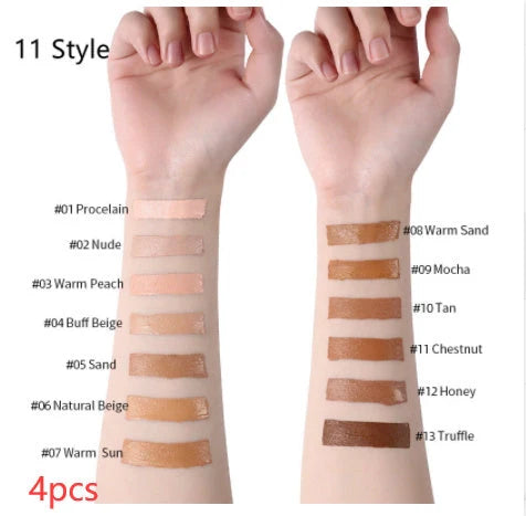Oil-Control Liquid Foundation Concealer in 13 shades for a flawless matte finish