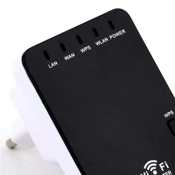 300Mbps Wireless-N mini router with compact travel design and WPS button