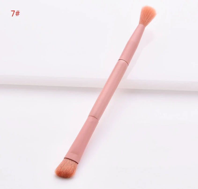 Premium cosmetic brush set with wooden handles for flawless makeup application
