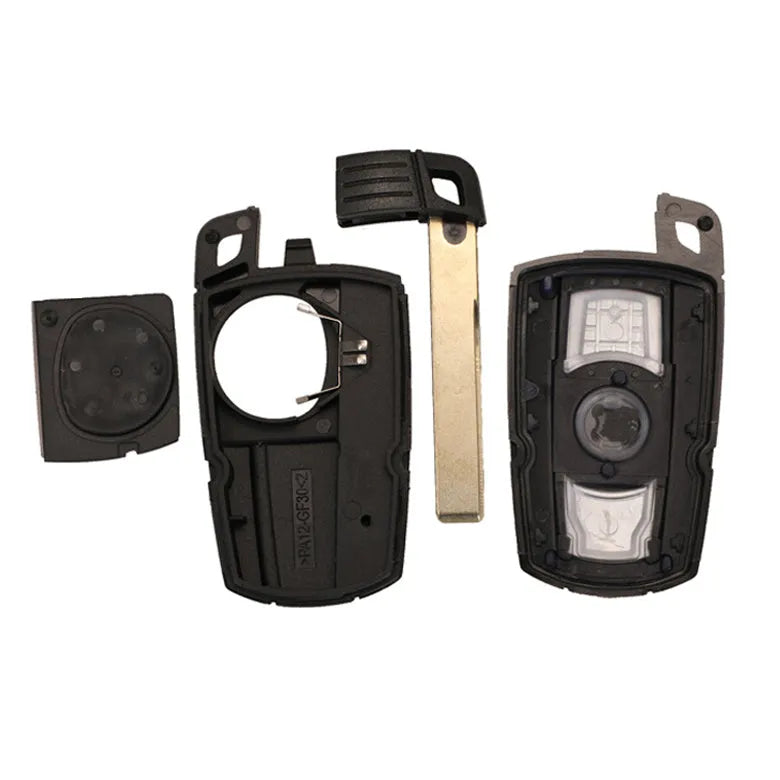 BMW CAS3 semi-intelligent remote car key with 3 buttons and metal-plastic construction