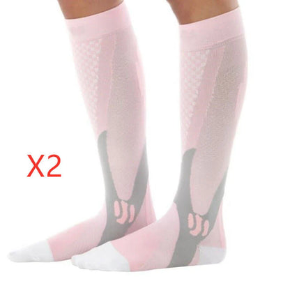 Premium compression socks with graduated support and moisture-wicking fabric for active lifestyles