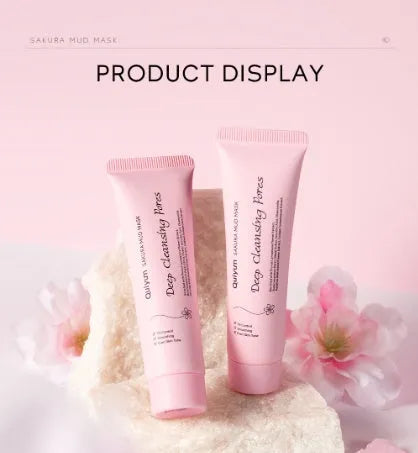 30g cherry blossom mud mask facial treatment product with cleansing hydrating moisturising functions