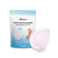 Four curcumin joint microneedle patches for pain relief in opened packaging