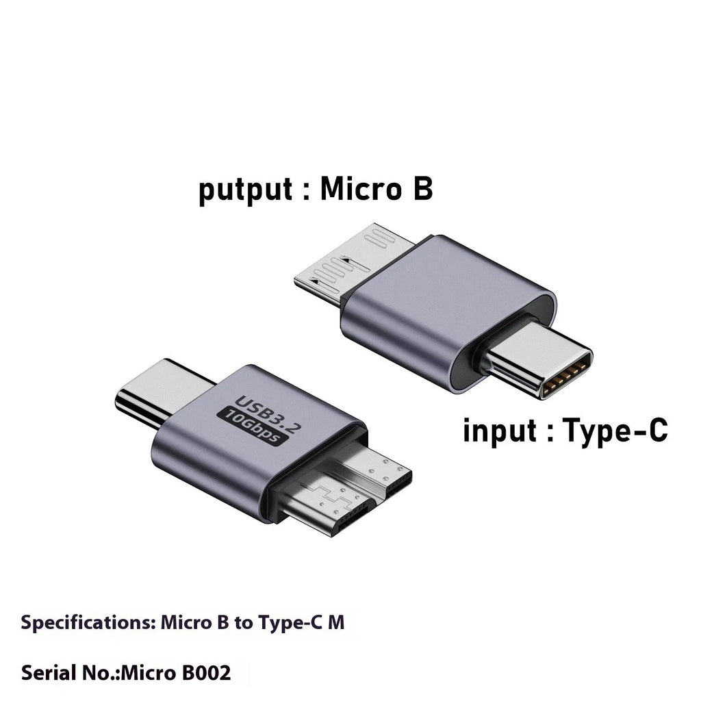 USB AM to Micro-B adapter cable for connecting older mobile hard drives and devices to computers