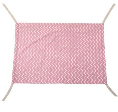 Portable baby crib hammock in soft crushed velour for safe, comfortable sleep