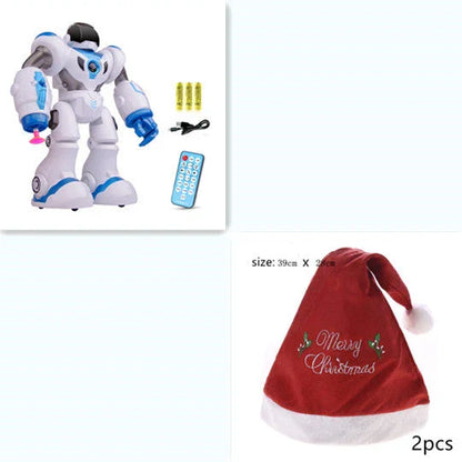 Smart Dancing Robot Toy with Remote Control, Gesture-Controlled Movement, Singing Capability, and Synchronized LED Lights