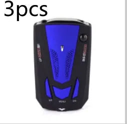 Electronic Dog V7 black vehicle radar detector with LED display and 360 degree scan