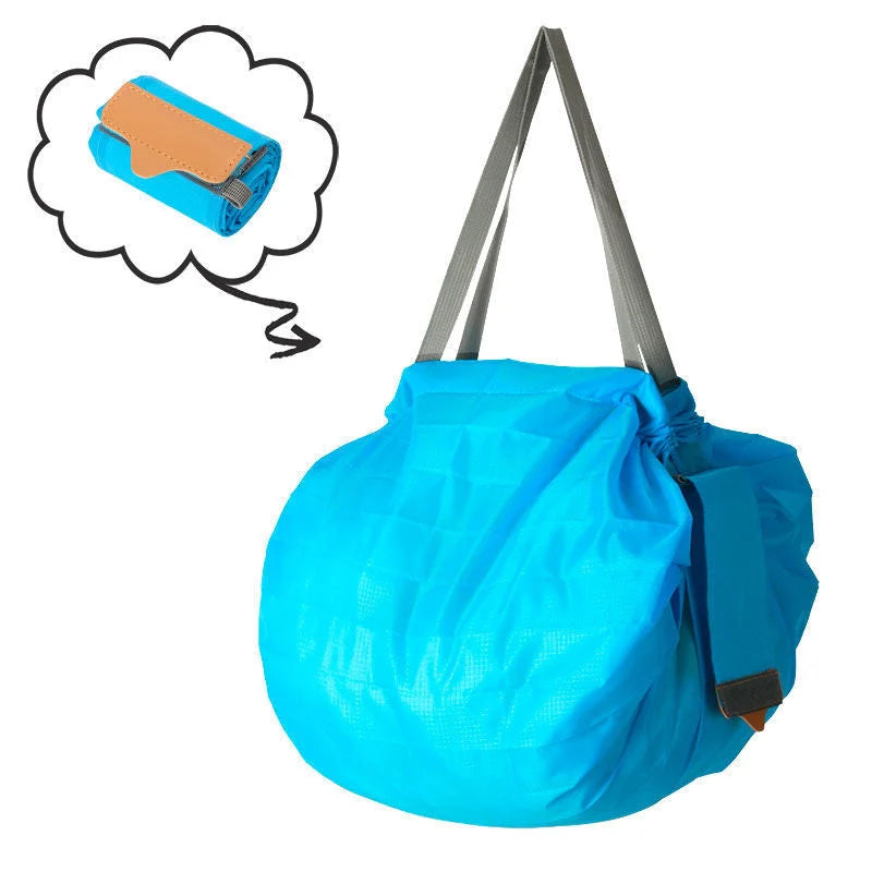 Dorathye Foldable Waterproof Shopping Bags in various colours, showcasing large capacity and eco-friendly design