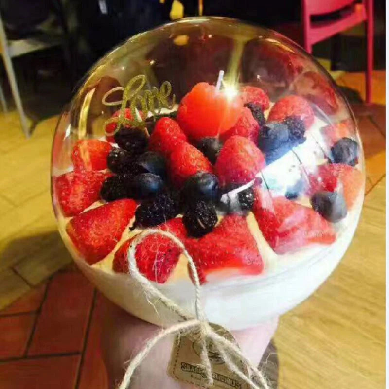 Food-grade PS plastic hollow decoration balls in various sizes for versatile use